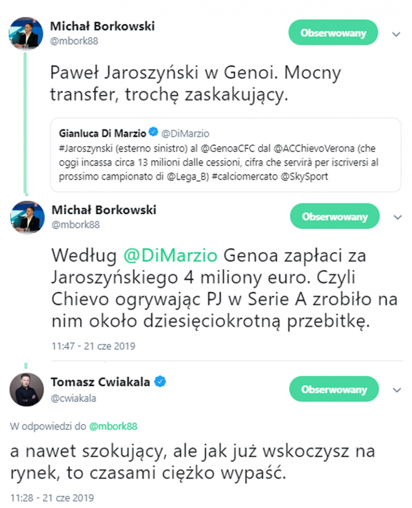 ZASKAKUJĄCY transfer Jaroszyńskiego!